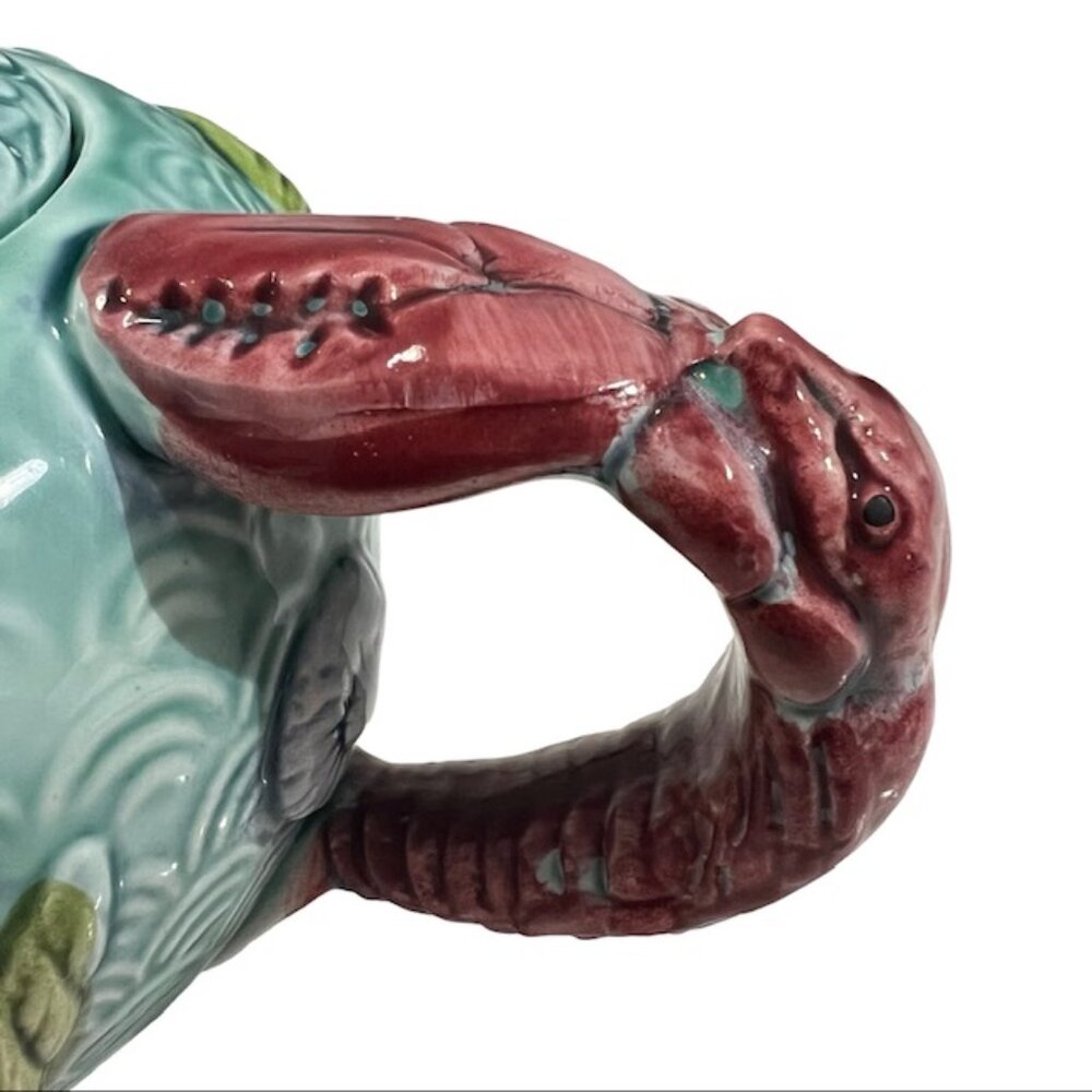 Vintage TAKAHASHI San Francisco Fish Sea Life Teapot, Hand Painted, Japan - Picture 8 of 13